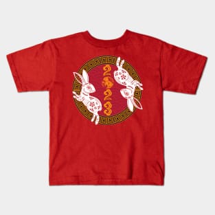 Happy Chinese New Year 2023 Year Of The Rabbit Women Men Kid Kids T-Shirt